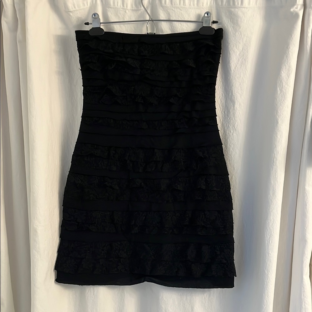 Express XS Black Strapless Dress Night Out